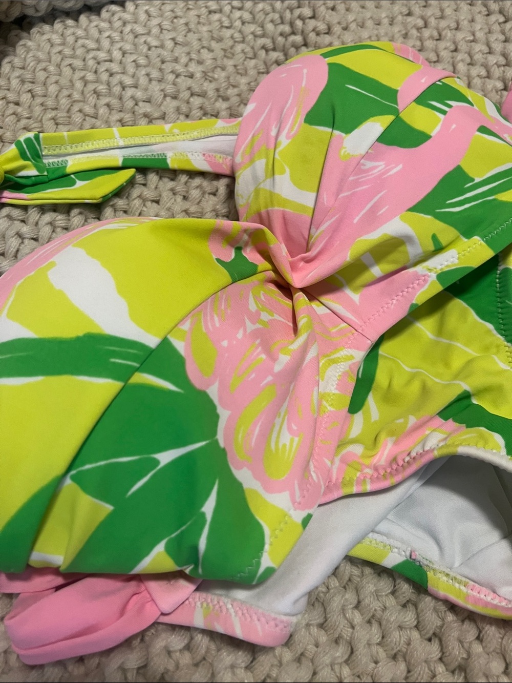 👙Lilly Pulitzer for Target XL Bikini Top, SMALL bottoms